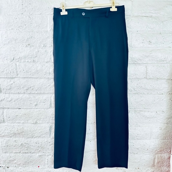 Armani Collezioni Black Dress Polyester Pants 50/34 Excellent Condition - Picture 13 of 13